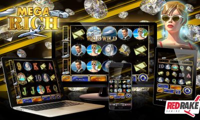 Revel in diamonds, luxury and beauty with Red Rake Gaming’s new video slot game, Mega Rich