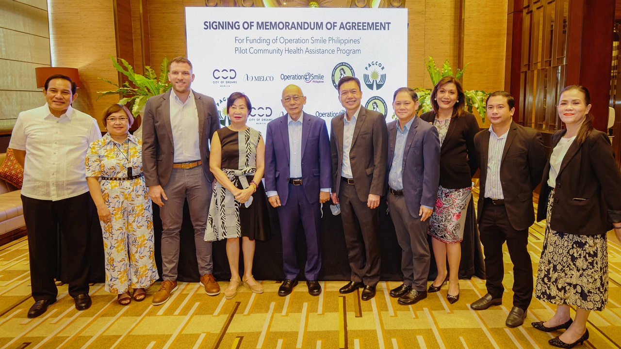 PAGCOR licensee funds Operation Smile Philippines program