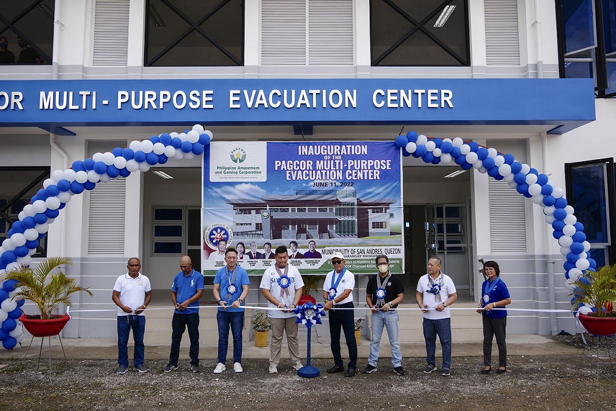 PAGCOR INAUGURATES TWO-STOREY EVACUATION FACILITIES IN AURORA TOWN AND QUEZON PROVINCE