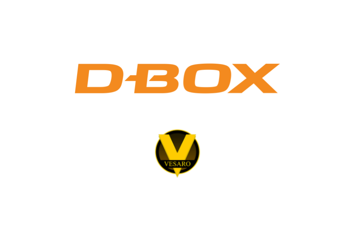 Vesaro partners with D-BOX technologies to equip up to 30 Kindred Concepts entertainment centers with 60 racing simulators