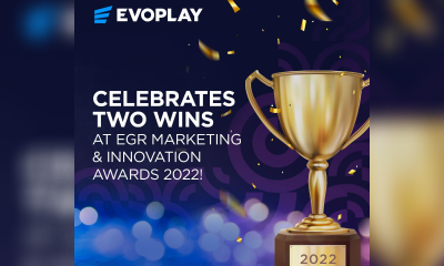 Evoplay celebrates two wins at EGR Marketing and Innovation Awards