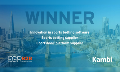 Kambi scores hat-trick of award wins at EGR B2B Awards 2022