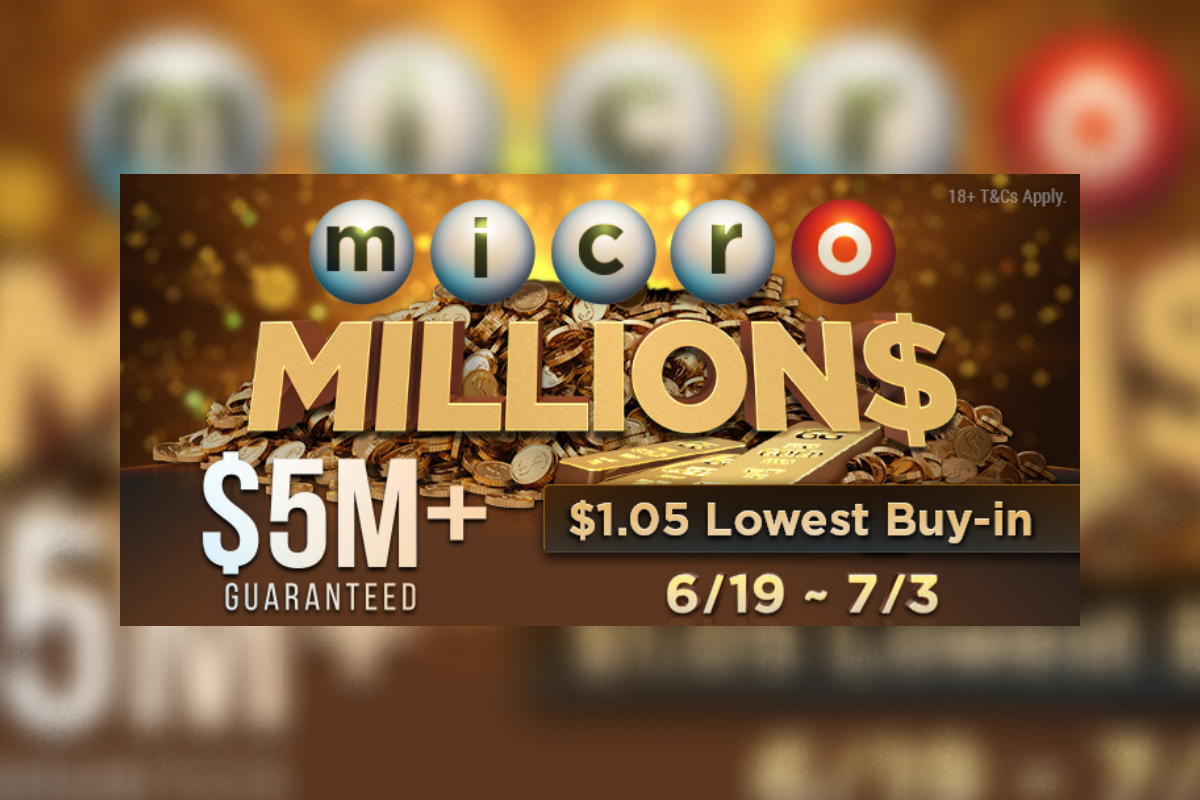 GGPoker's microMILLION$ Tournament Series To Launch June 19