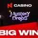 Big Win on N1 Casino: the player caught the MEGA on Mystery Drops