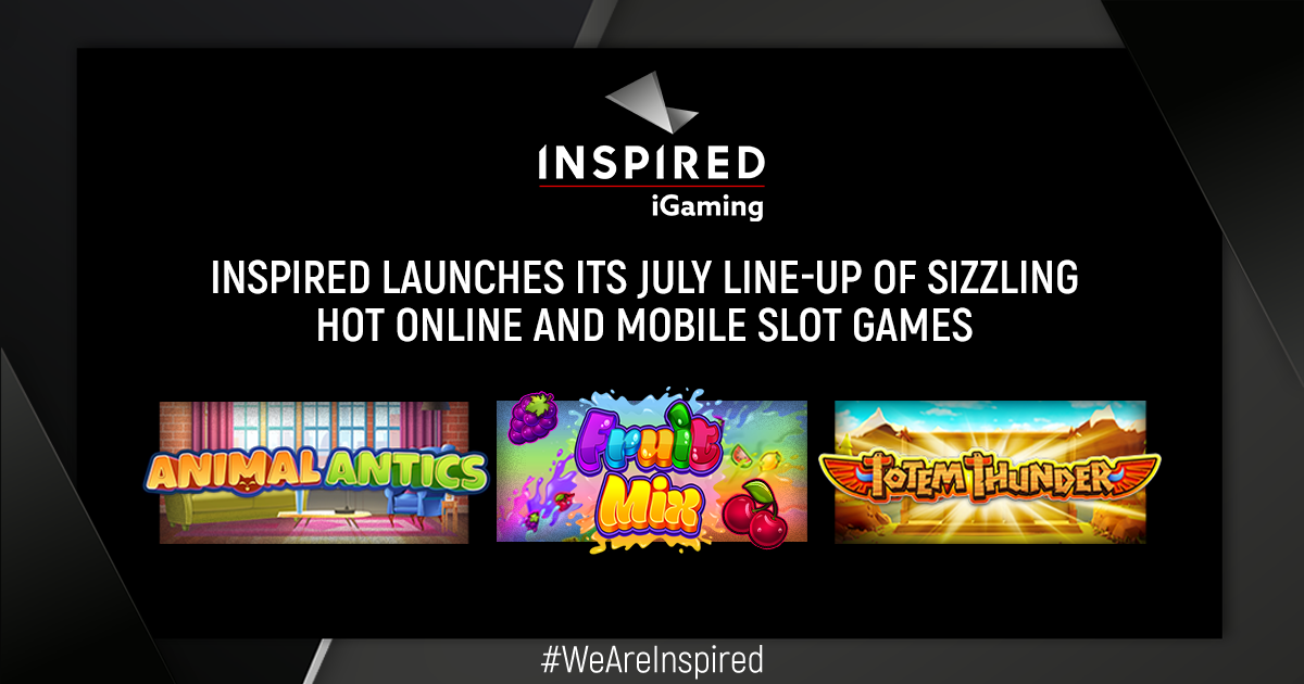 Inspired launches its July line-up of online slots