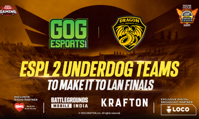 Underdog Teams GOG Esports and Dragon Esports Set for a big leap as they seal a berth for ESPL 2 LAN Finals