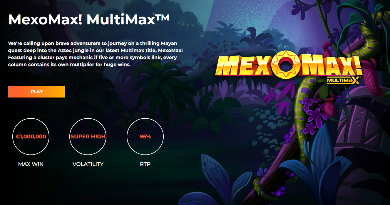 Get ready to max out multipliers in Aztec masterpiece MexoMax! MultiMax™