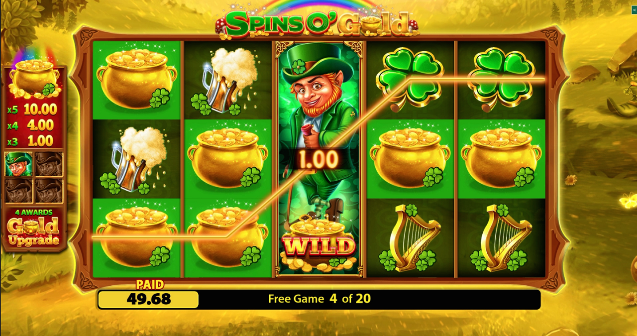 Blueprint Gaming’s Spins O’ Gold Fortune Play promises fun at the end of its rainbow