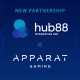Hub88 agrees content-integration deal with Apparat Gaming