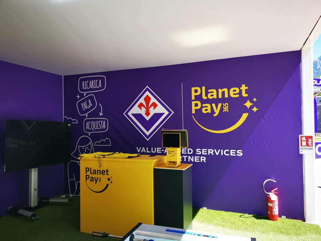 PLANETPAY365 TOGETHER WITH ACF FIORENTINA DURING PRE-SEASON CAMP IN MOENA