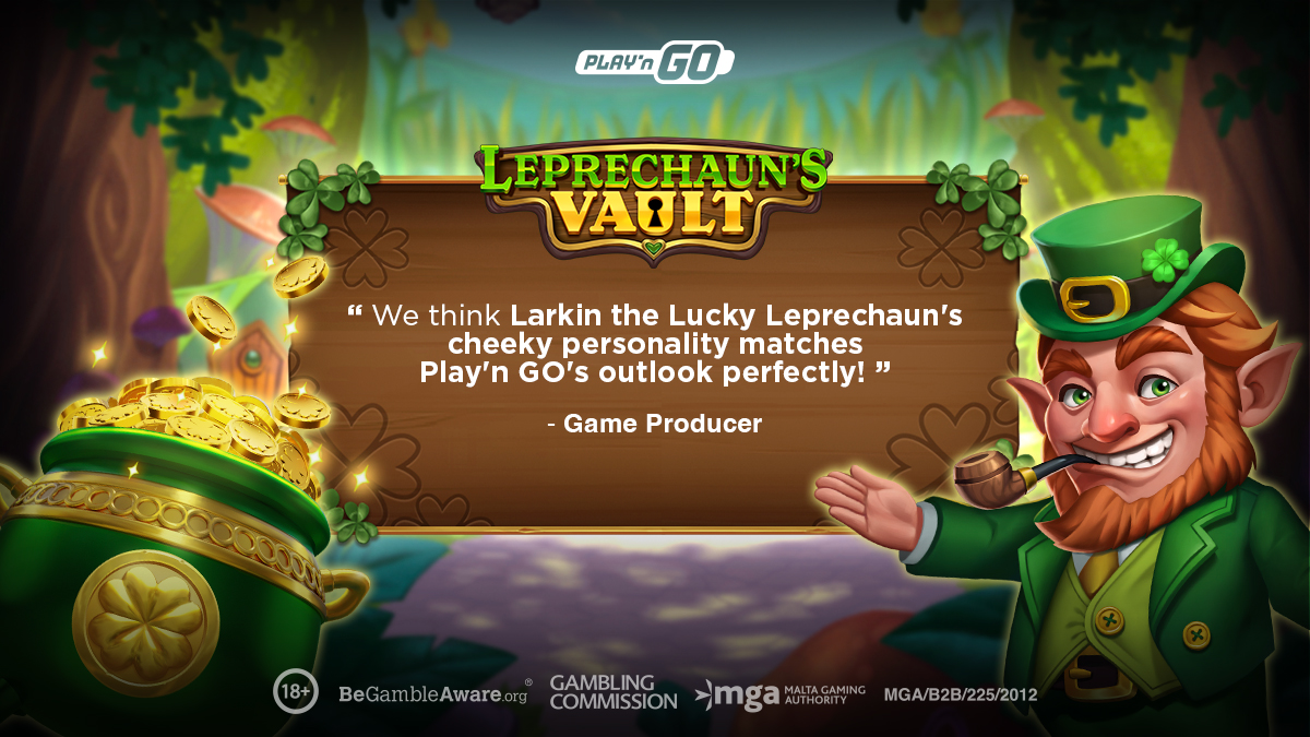 Play'n GO's Leprechaun's Vault is OUT NOW
