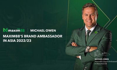 Maxim88 strikes gold with legendary footballer Michael Owen as its brand ambassador in Asia