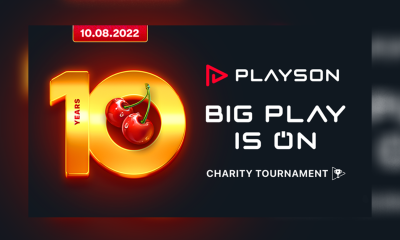 Playson marks 10 years of growth with charity tournament