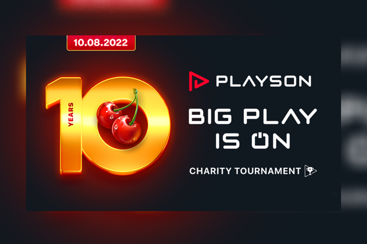 Playson marks 10 years of growth with charity tournament