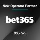 Relax Gaming pens landmark deal with bet365