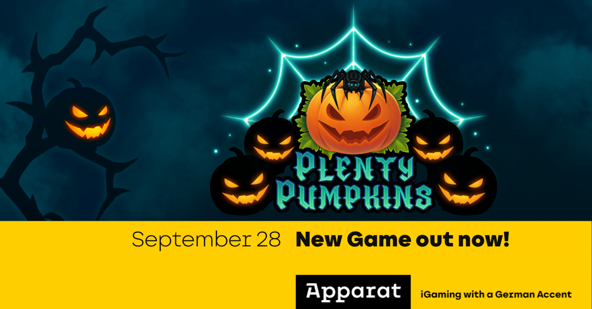 APPARAT GAMING’S PLENTY PUMPKINS SLOT PROMISES A SPOOKY HALLOWEEN