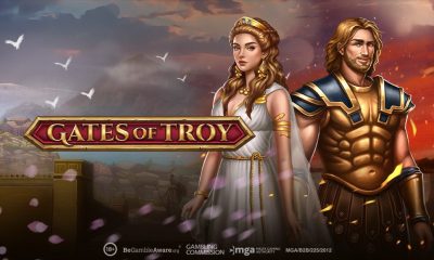 Play’n GO calls upon mighty soldiers for their latest Greek mythology-based title, Gates of Troy.