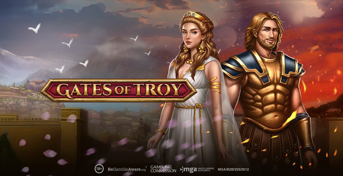 Play’n GO calls upon mighty soldiers for their latest Greek mythology-based title, Gates of Troy.