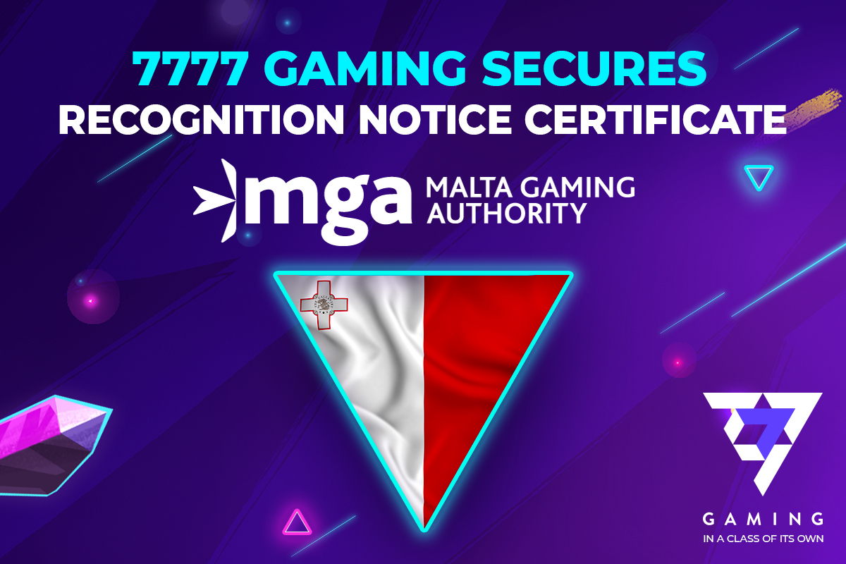 7777 gaming secures an MGA certificate