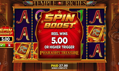 New features spin into Blueprint Gaming’s Temple of Riches