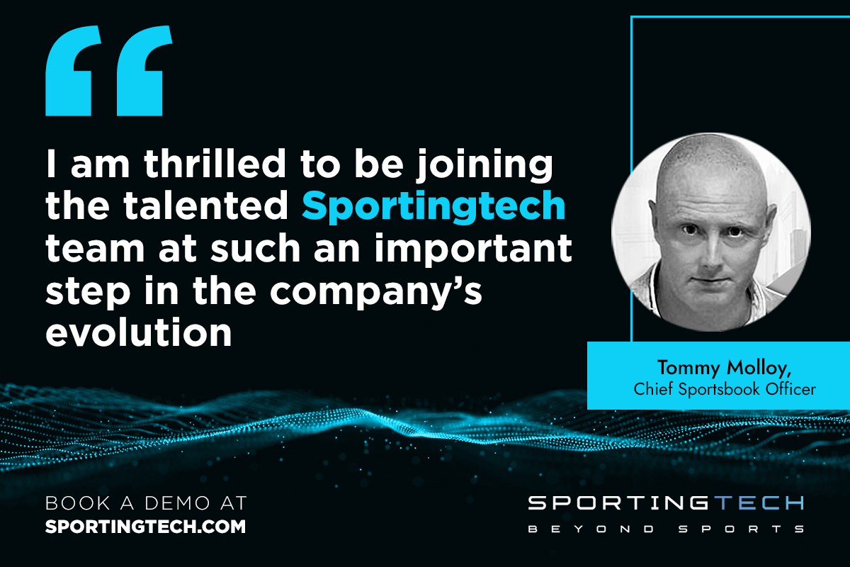 Sportingtech appoints Tommy Molloy as Chief Sportsbook Officer