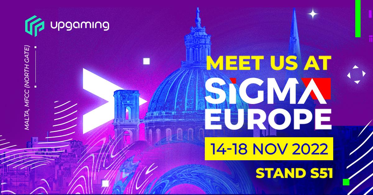 Upgaming will be attending the Sigma Europe 2022 conference