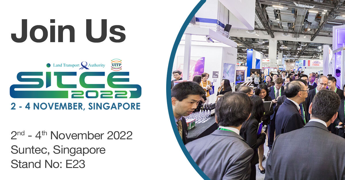 Innovative Technology debut at transport congress in Singapore (SITCE 2022)