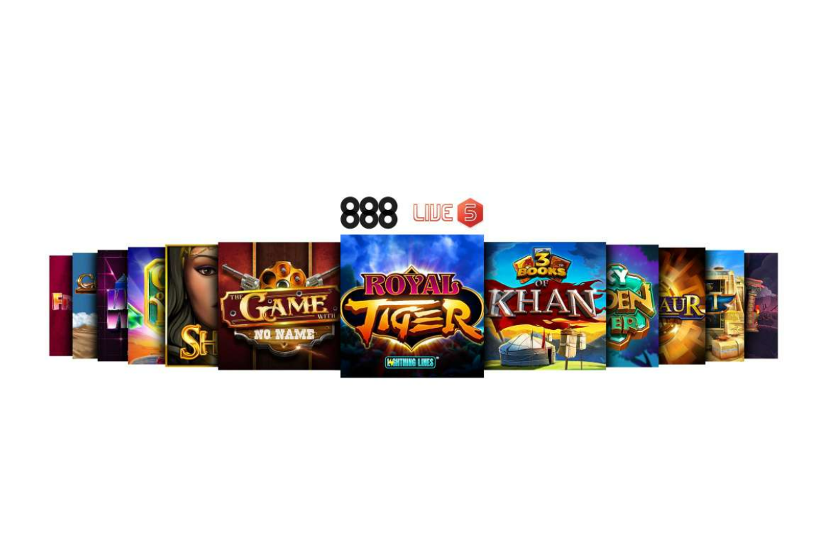 Live 5’s most popular titles now live on 888casino