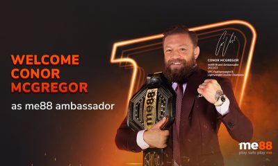 me88 signs a compelling brand ambassador agreement with MMA's biggest star, Conor McGregor