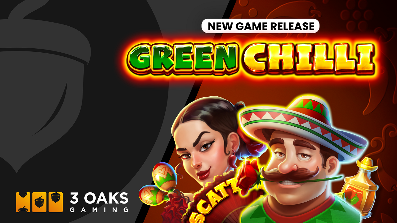 3 Oaks Gaming turns up the heat in latest launch Green Chilli