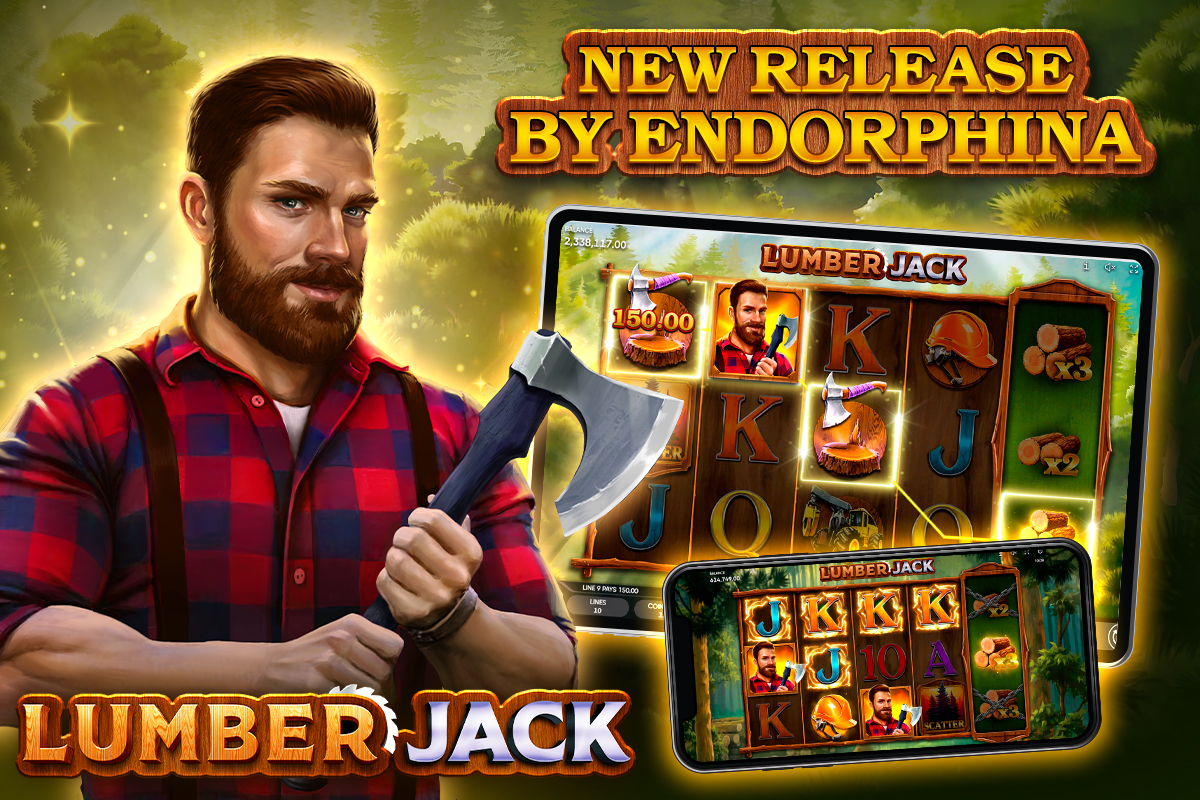 Endorphina launches its new forestry slot machine, Lumber Jack!