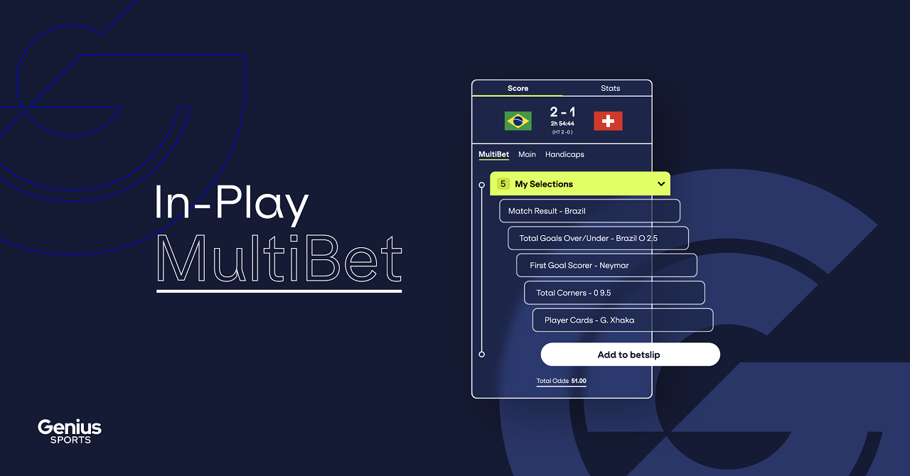 Genius Sports launches In-Play MultiBet for the next generation of same game parlay bets