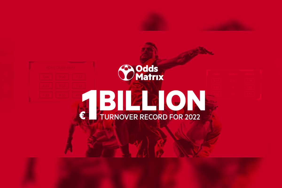 OddsMatrix breaks EUR 1 billion turnover record for the year