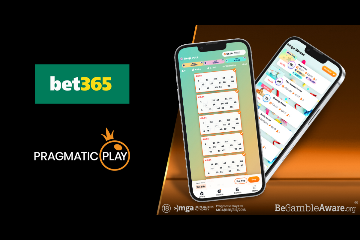 PRAGMATIC PLAY BINGO GOES LIVE WITH BET365 AS KEY PARTNERSHIP BROADENS