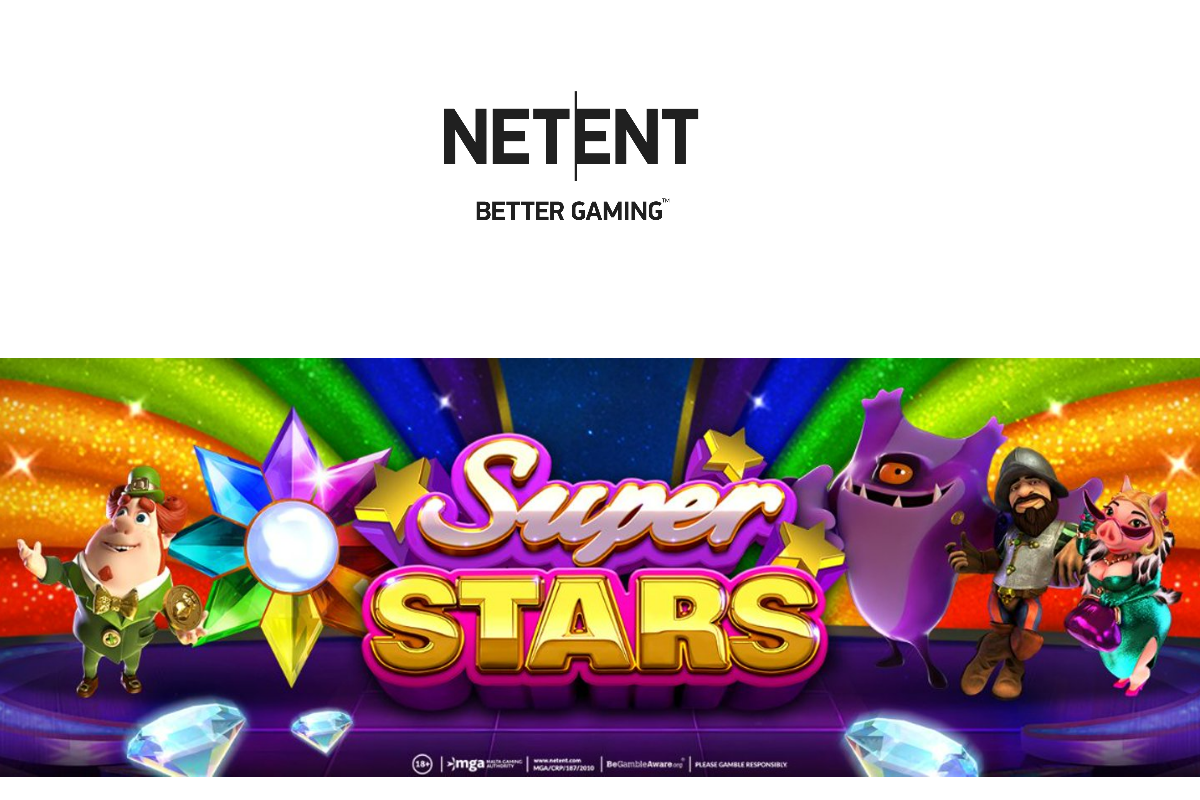 NetEnt’s Superstars™ Features Stellar Bonus Game Starring Legendary Characters