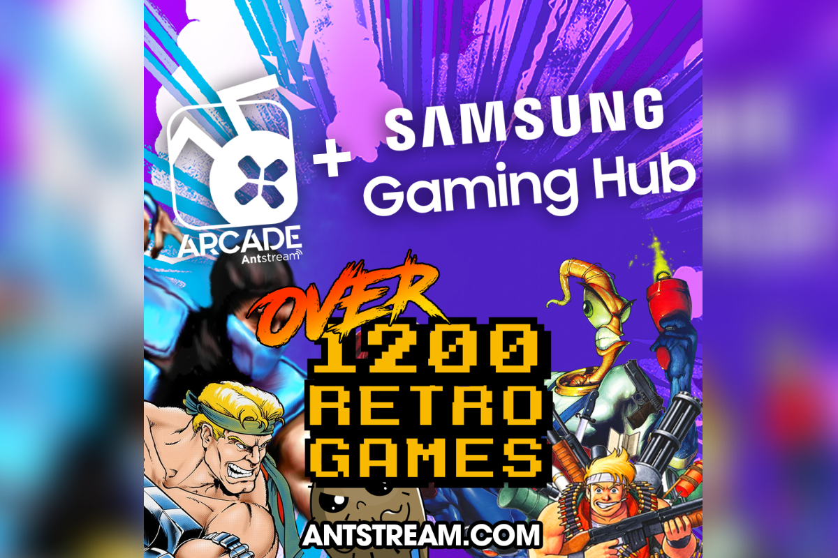 Antstream Arcade Announces Partnership with Samsung Gaming Hub