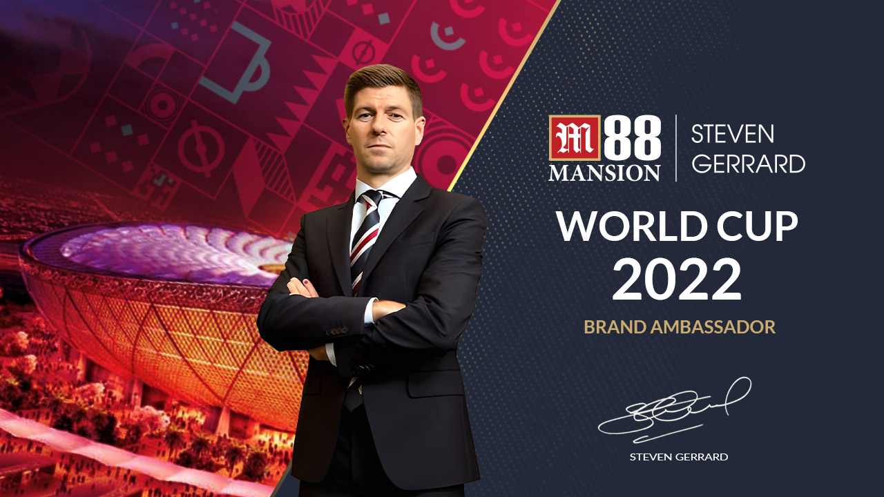 M88 Mansion Appoints Steven Gerrard as Brand Ambassador