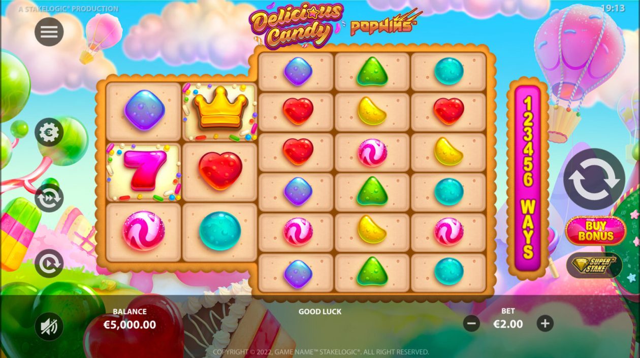 Pop some delicious candy in Stakelogic's latest title
