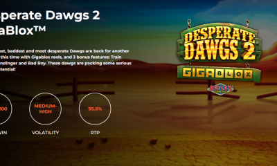 The wildest dogs in the west return in Yggdrasil and Reflex Gaming release Desperate Dawgs 2 GigaBlox™