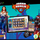 Joana Araujo is the super heroine Capitao Sorte in the new Portuguese Celebrities slot game from MGA Games