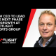 NEW CEO TO LEAD THE NEXT PHASE OF GROWTH AT SPOTLIGHT SPORTS GROUP