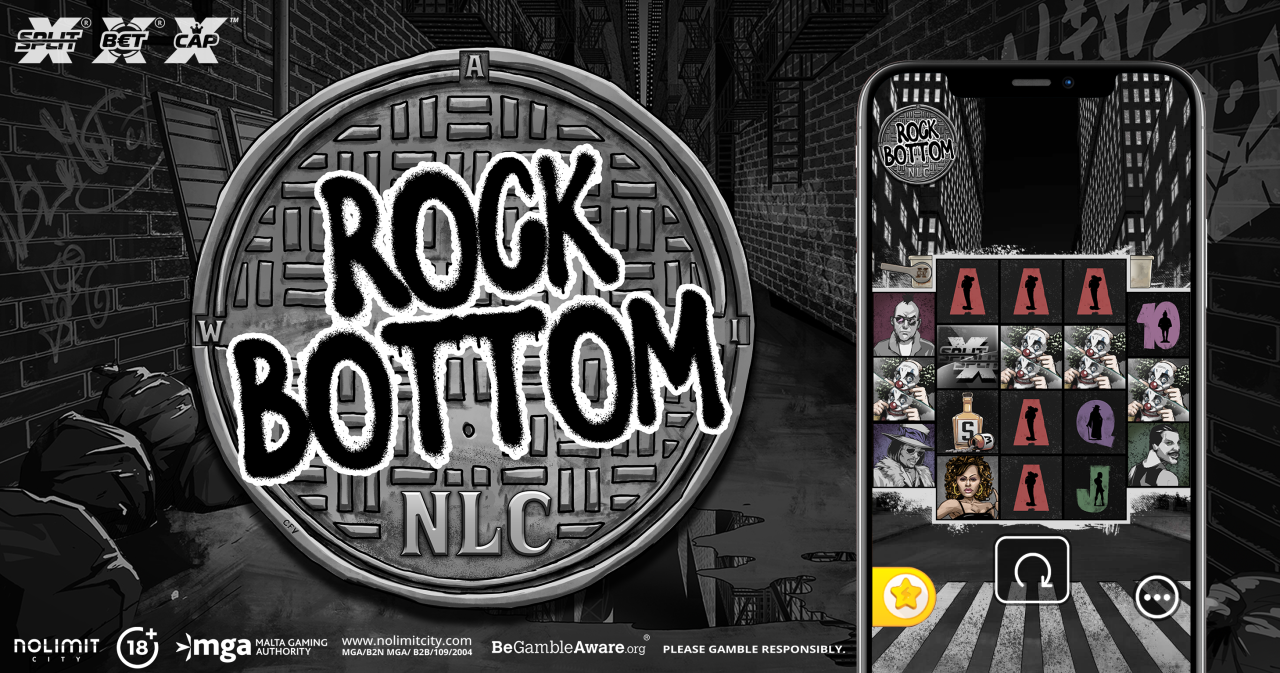 Expect the Unexpected with Nolimit City’s Latest Release, Rock Bottom