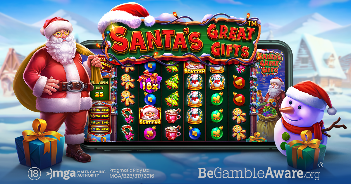 PRAGMATIC PLAY AWARDS FESTIVE MULTIPLIERS IN SANTA’S GREAT GIFTS™