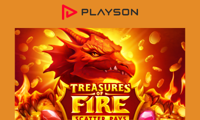 Playson enters the dragon’s lair in latest release Treasures of Fire: Scatter Pays