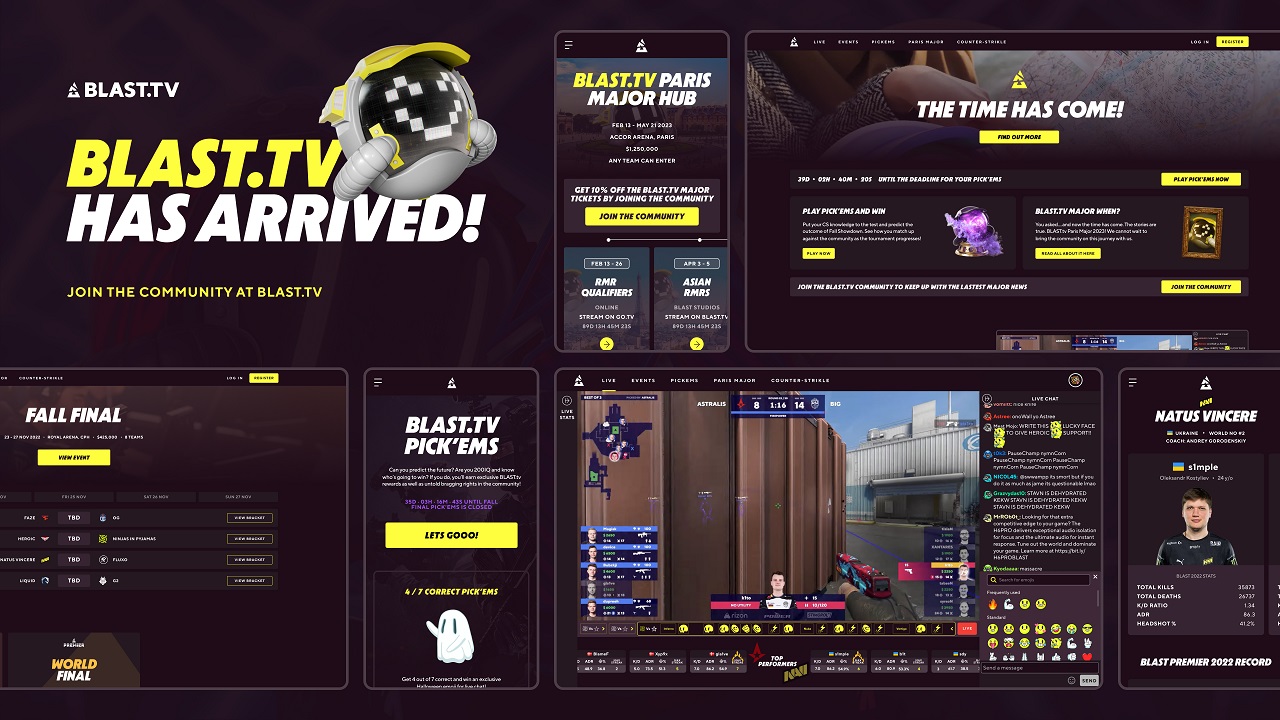 BLAST launches revolutionary new way to watch esports with BLAST.tv