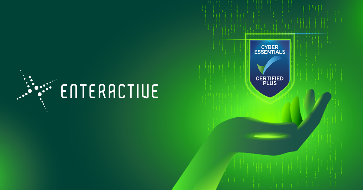 Enteractive awarded leading Data Security Certification