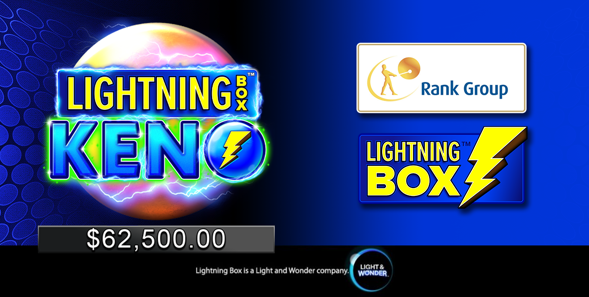 LIGHTNING BOX™ PRODUCES ITS FIRST TABLE GAME KENO