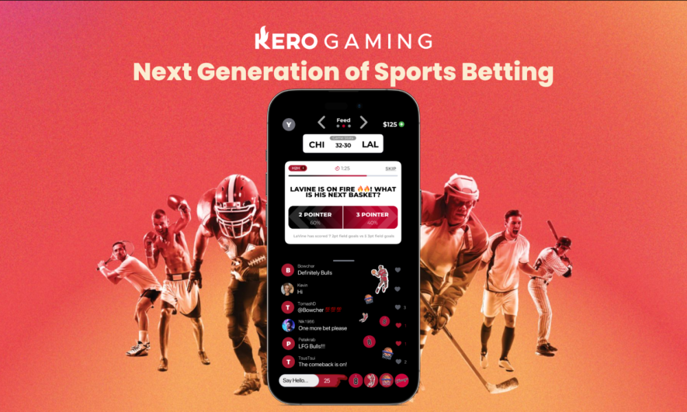 Sports Micro Betting Provider Kero Gaming Announces Oversubscribed $2M Funding Round led by Happyhour.io