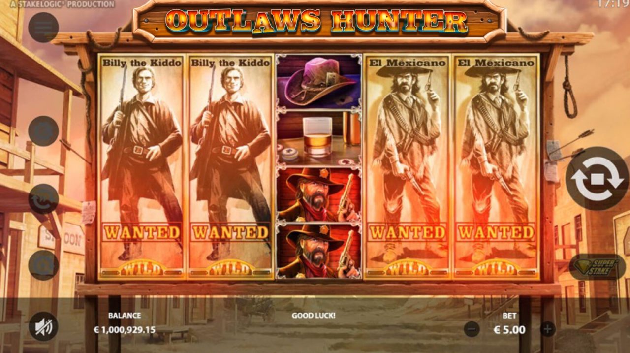 Are you brave enough to take on Outlaws Hunter from Stakelogic?