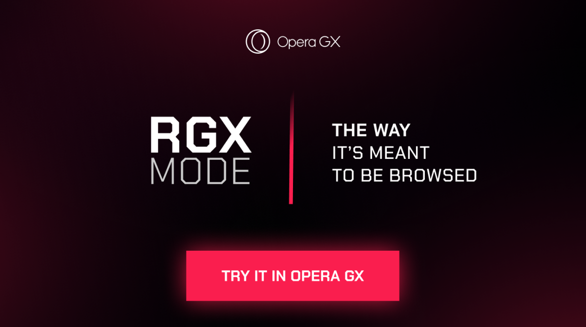 Opera GX launches new ‘RGX Mode’, a free video and image sharpening technology that enhances the browsing experience